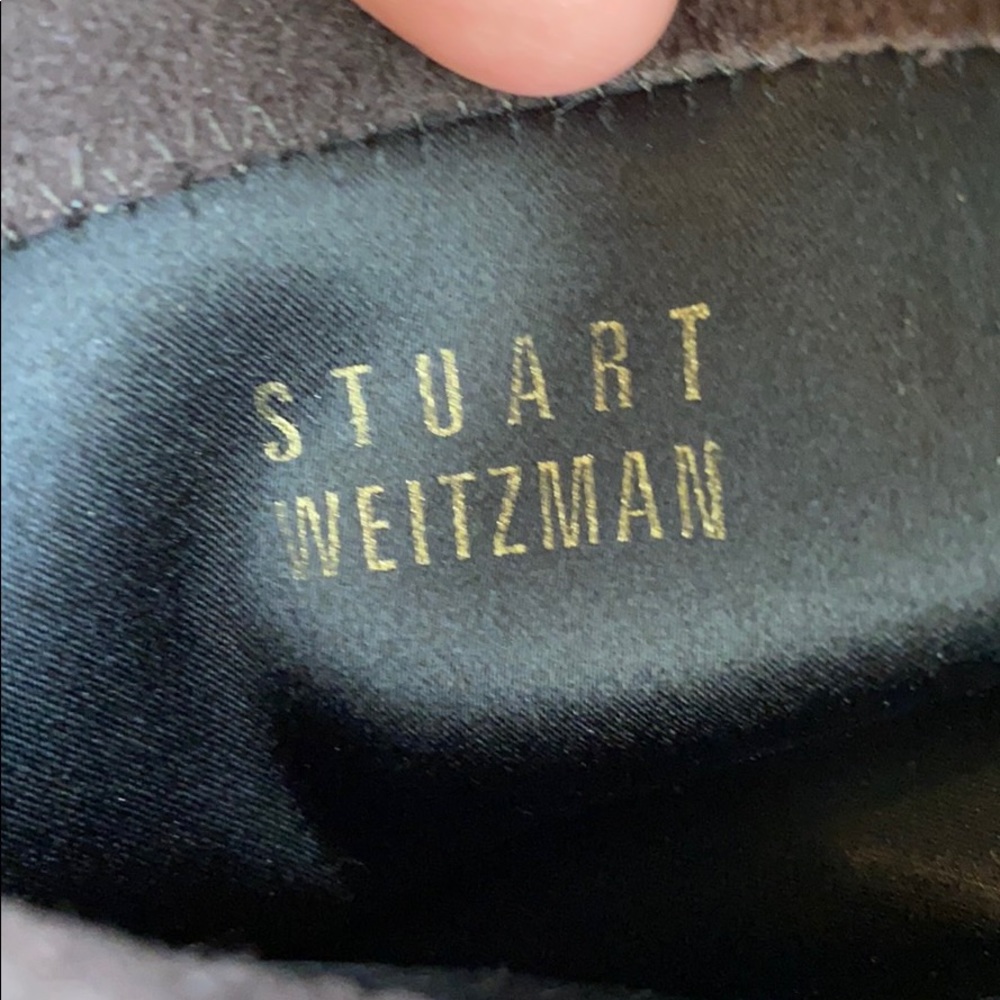 Stuart Weitzman Chocolate Brown Suede Knee Boots - Picture 6 of 6
